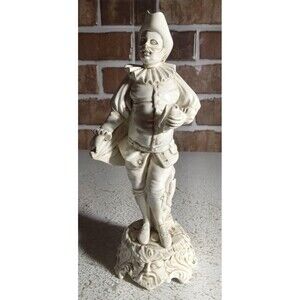 Vintage Italian Porcelain Masquerade Figurine 8 1/2 "